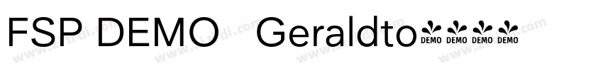 FSP DEMO   Geraldto字体转换